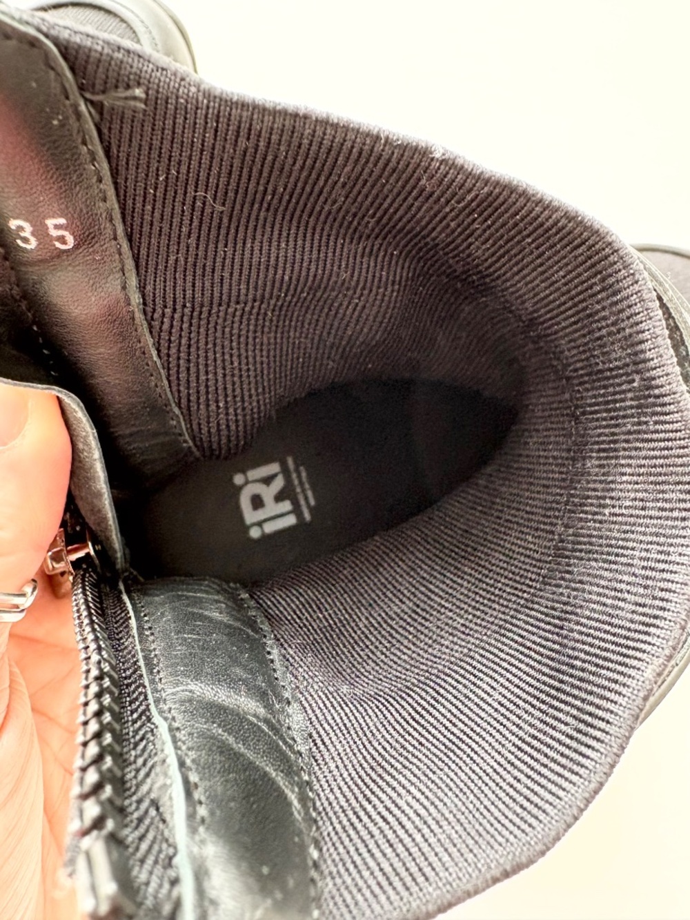IRI NYC VES black high top sneaker boot - Picture 15 of 15